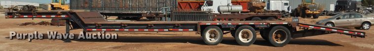 image for item DG1660 1996 Atoka drop deck equipment trailer
