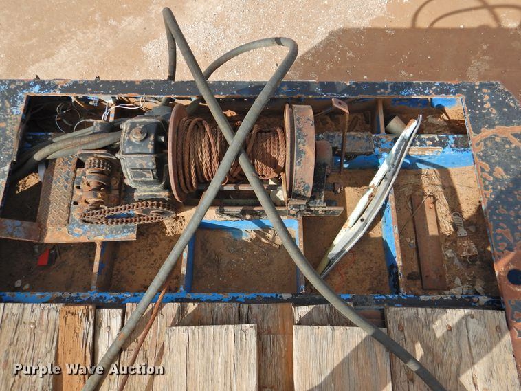 image for item DG1660 1996 Atoka drop deck equipment trailer