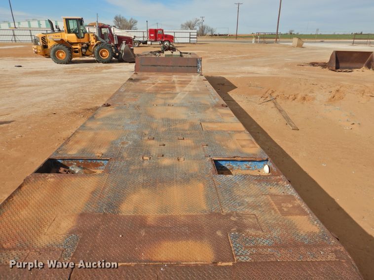 image for item DG1660 1996 Atoka drop deck equipment trailer