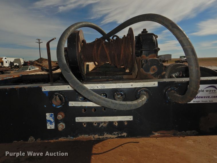 image for item DG1660 1996 Atoka drop deck equipment trailer