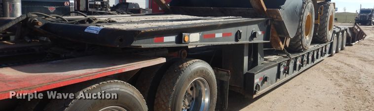 image for item DG8453 1984 Aztec lowboy equipment trailer