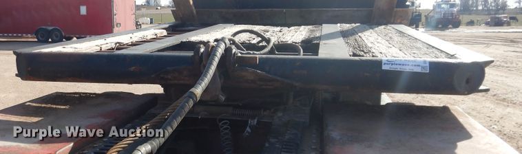 image for item DG8453 1984 Aztec lowboy equipment trailer