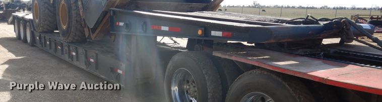 image for item DG8453 1984 Aztec lowboy equipment trailer