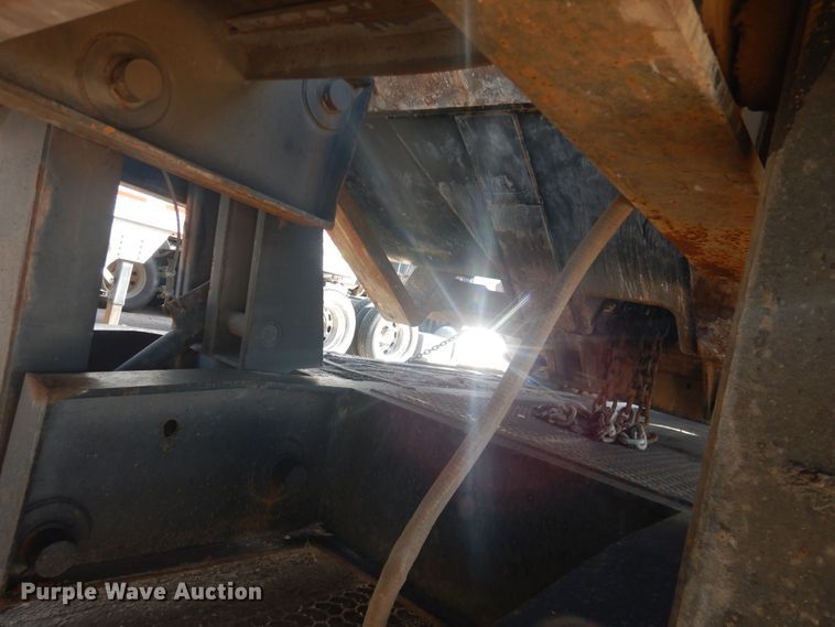 image for item DG8453 1984 Aztec lowboy equipment trailer