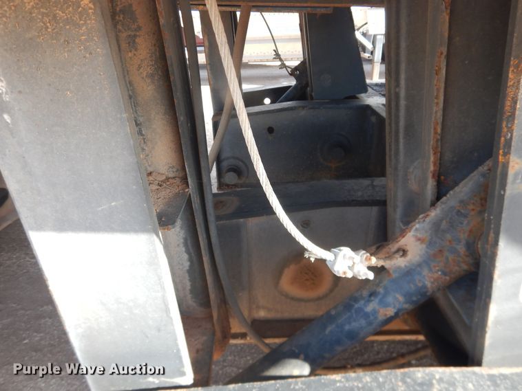 image for item DG8453 1984 Aztec lowboy equipment trailer