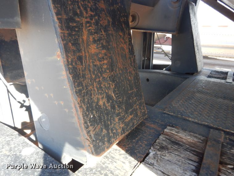 image for item DG8453 1984 Aztec lowboy equipment trailer