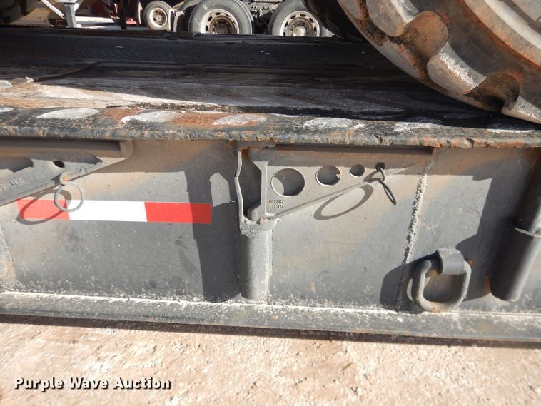 image for item DG8453 1984 Aztec lowboy equipment trailer