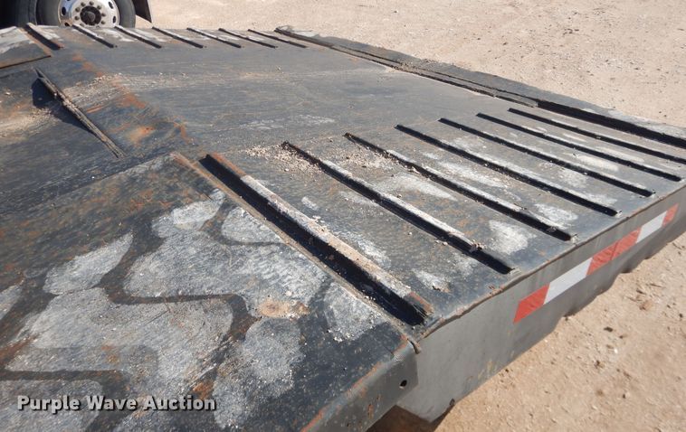 image for item DG8453 1984 Aztec lowboy equipment trailer