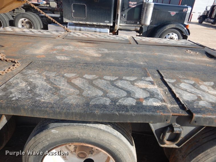 image for item DG8453 1984 Aztec lowboy equipment trailer