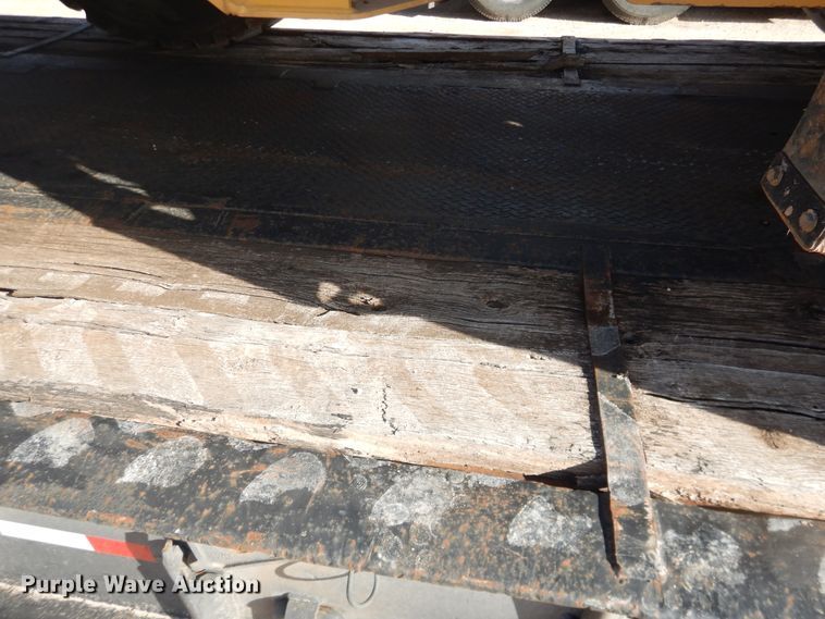 image for item DG8453 1984 Aztec lowboy equipment trailer