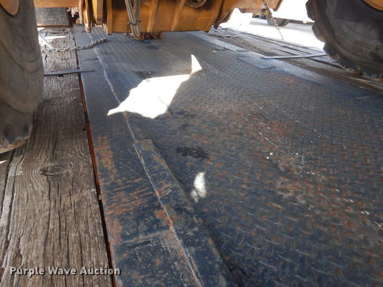 image for item DG8453 1984 Aztec lowboy equipment trailer