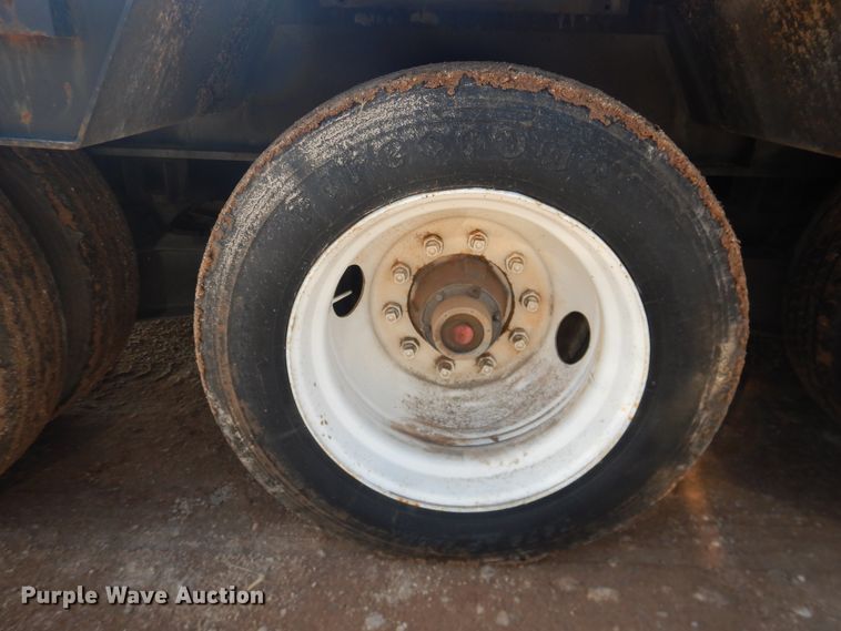 image for item DG8453 1984 Aztec lowboy equipment trailer