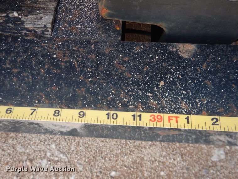 image for item DG8453 1984 Aztec lowboy equipment trailer