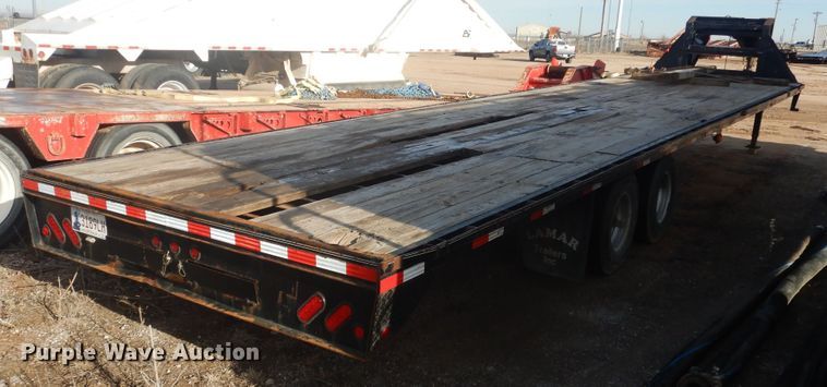 image for item DG8459 2015 Lamar equipment trailer