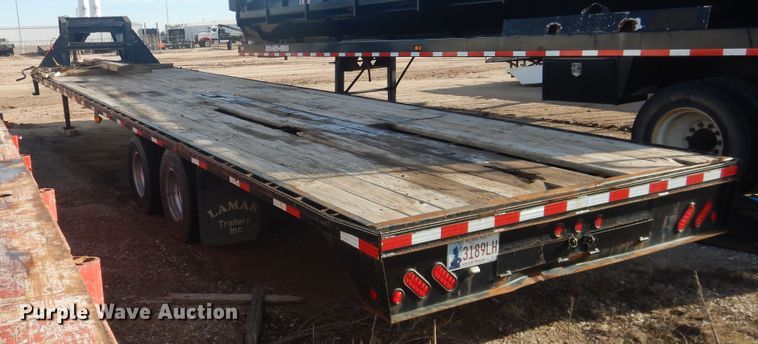 image for item DG8459 2015 Lamar equipment trailer