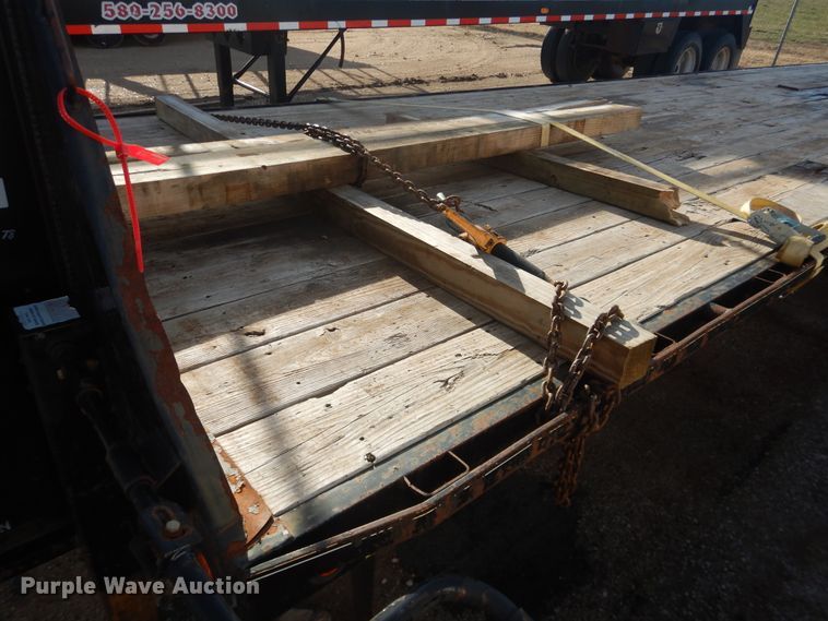 image for item DG8459 2015 Lamar equipment trailer