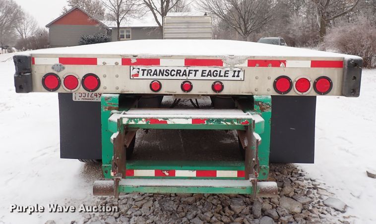 image for item DJ0045 2005 Transcraft Eagle 2 Super Beam flatbed trailer