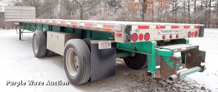 image for item DJ0045 2005 Transcraft Eagle 2 Super Beam flatbed trailer