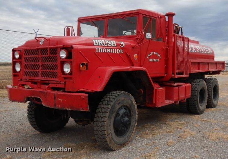 image for item DJ8195 1984 Am General  tanker fire truck