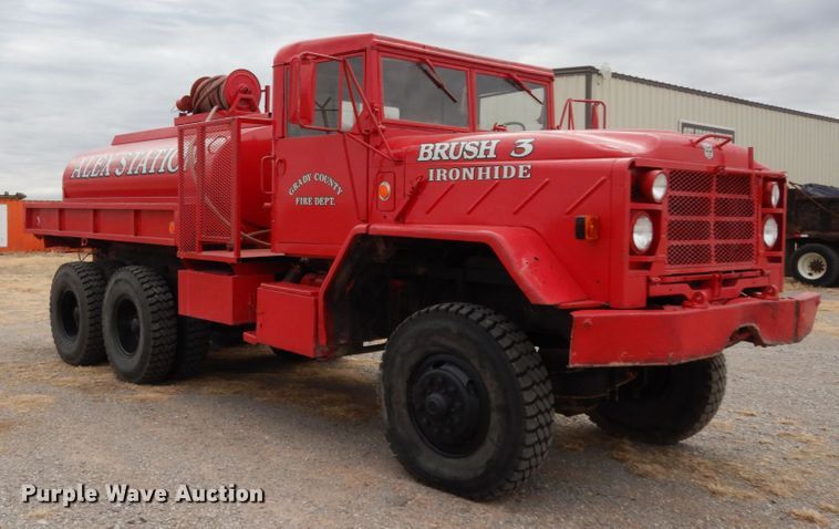 image for item DJ8195 1984 Am General  tanker fire truck