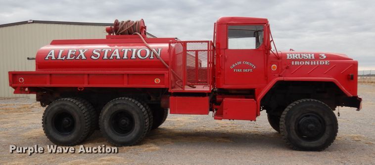 image for item DJ8195 1984 Am General  tanker fire truck