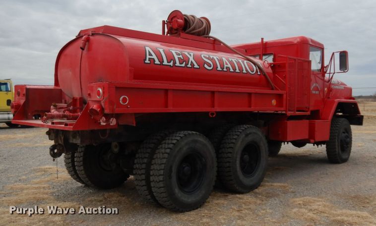 image for item DJ8195 1984 Am General  tanker fire truck