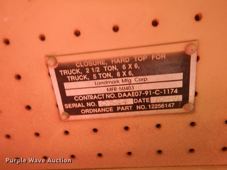 image for item DJ8195 1984 Am General  tanker fire truck