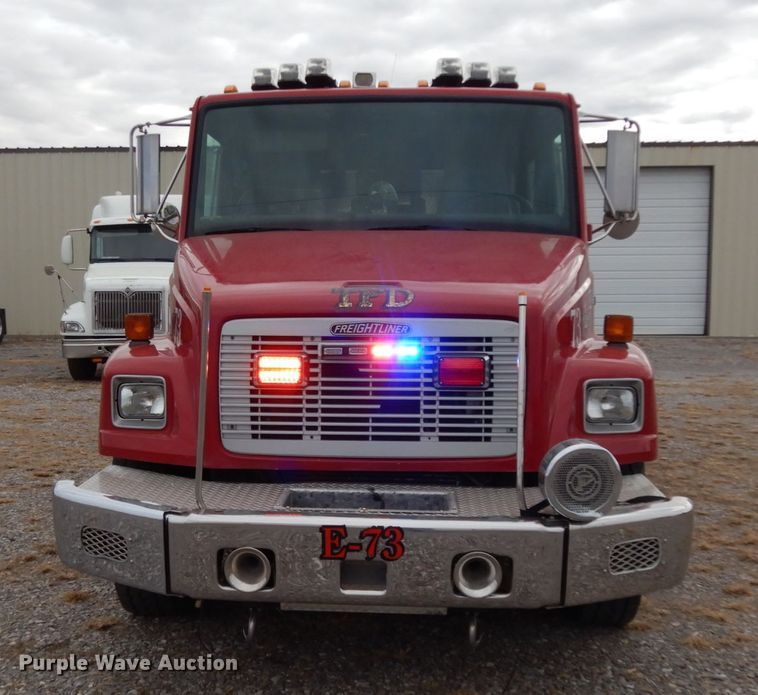 image for item DJ8198 1996 Freightliner FL80  pumper fire truck