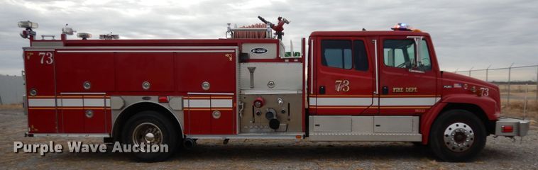 image for item DJ8198 1996 Freightliner FL80  pumper fire truck