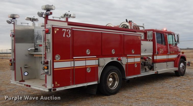 image for item DJ8198 1996 Freightliner FL80  pumper fire truck