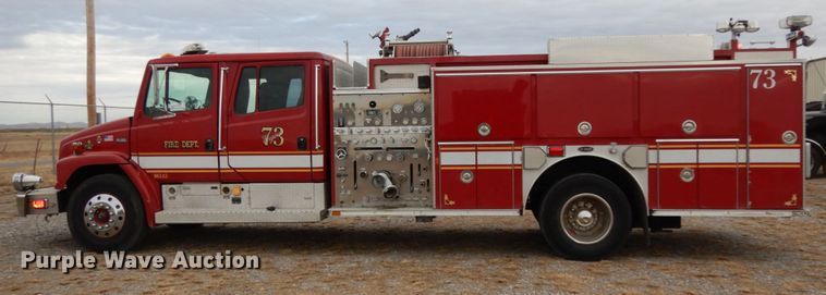 image for item DJ8198 1996 Freightliner FL80  pumper fire truck