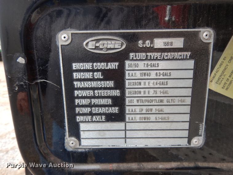 image for item DJ8198 1996 Freightliner FL80  pumper fire truck