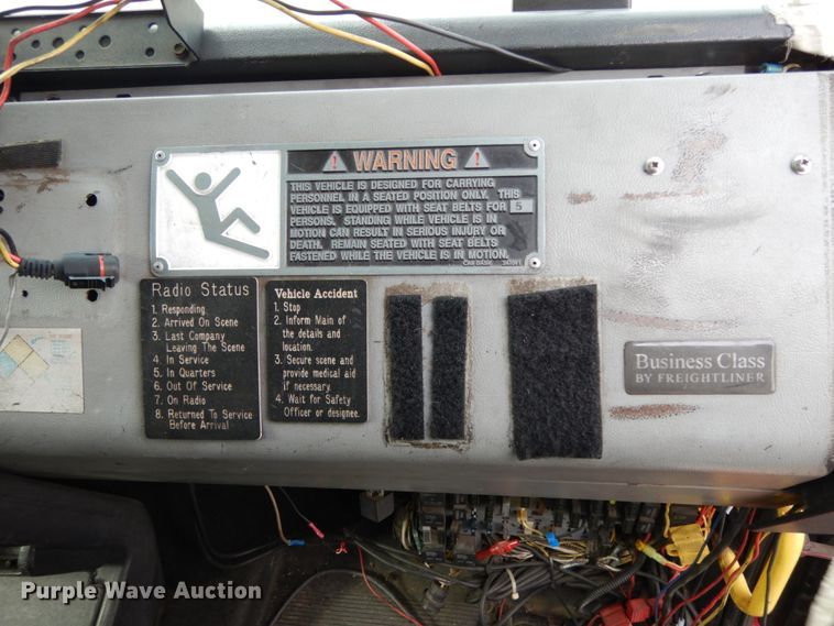 image for item DJ8198 1996 Freightliner FL80  pumper fire truck