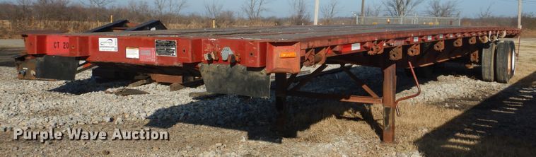 image for item DJ8615 1997 Great Dane GPMS248  flatbed trailer