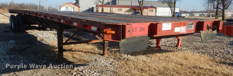 image for item DJ8615 1997 Great Dane GPMS248  flatbed trailer