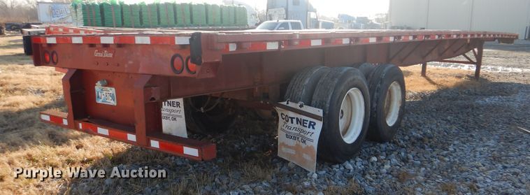 image for item DJ8615 1997 Great Dane GPMS248  flatbed trailer