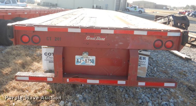 image for item DJ8615 1997 Great Dane GPMS248  flatbed trailer
