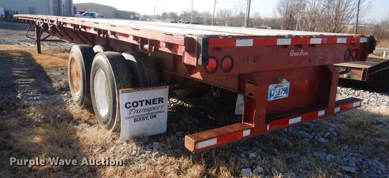 image for item DJ8615 1997 Great Dane GPMS248  flatbed trailer