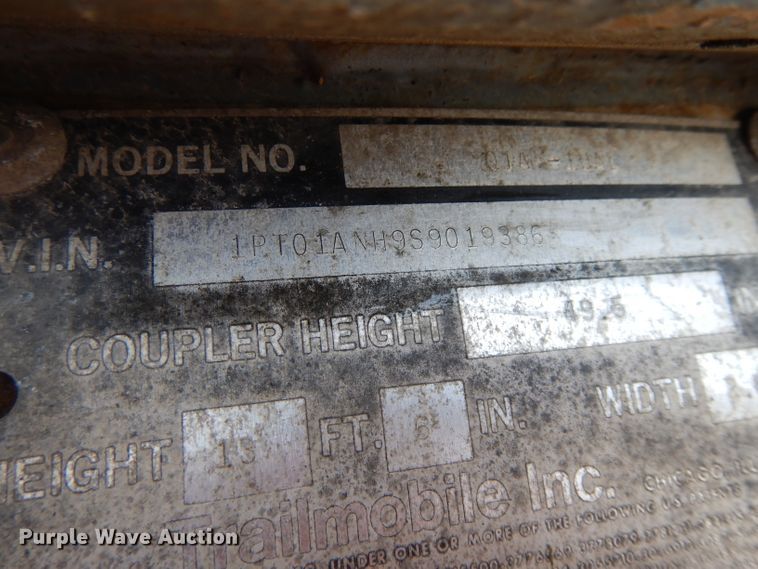 image for item DL2010 1995 Trailmobile 01AN-1UAL  refrigerated van trailer