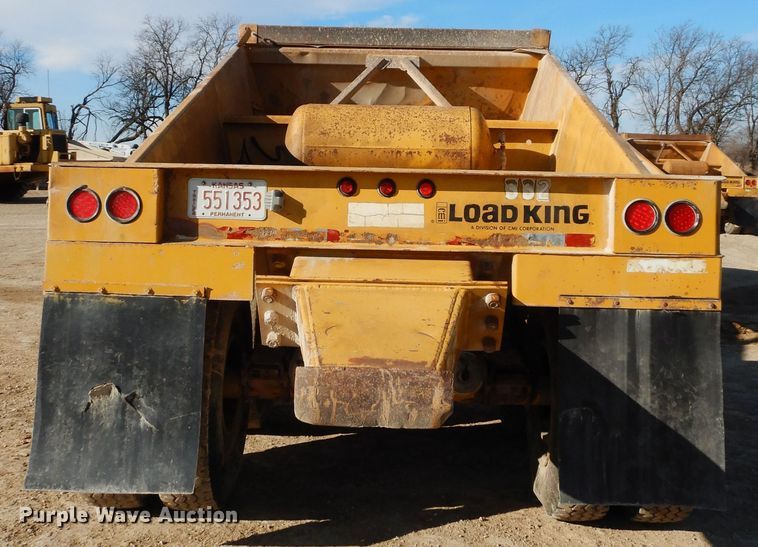 image for item GG9319 1994 Load King Originator 2060  bottom dump trailer