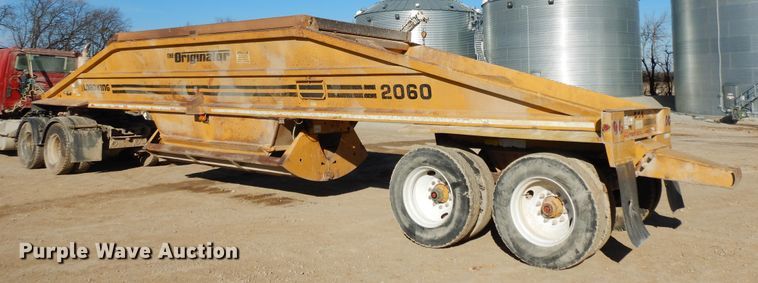 image for item GG9319 1994 Load King Originator 2060  bottom dump trailer