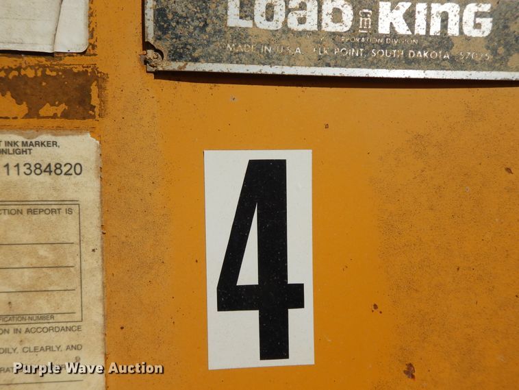 image for item GG9319 1994 Load King Originator 2060  bottom dump trailer