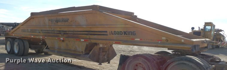 image for item GG9320 1994 Load King Originator 2060  bottom dump trailer