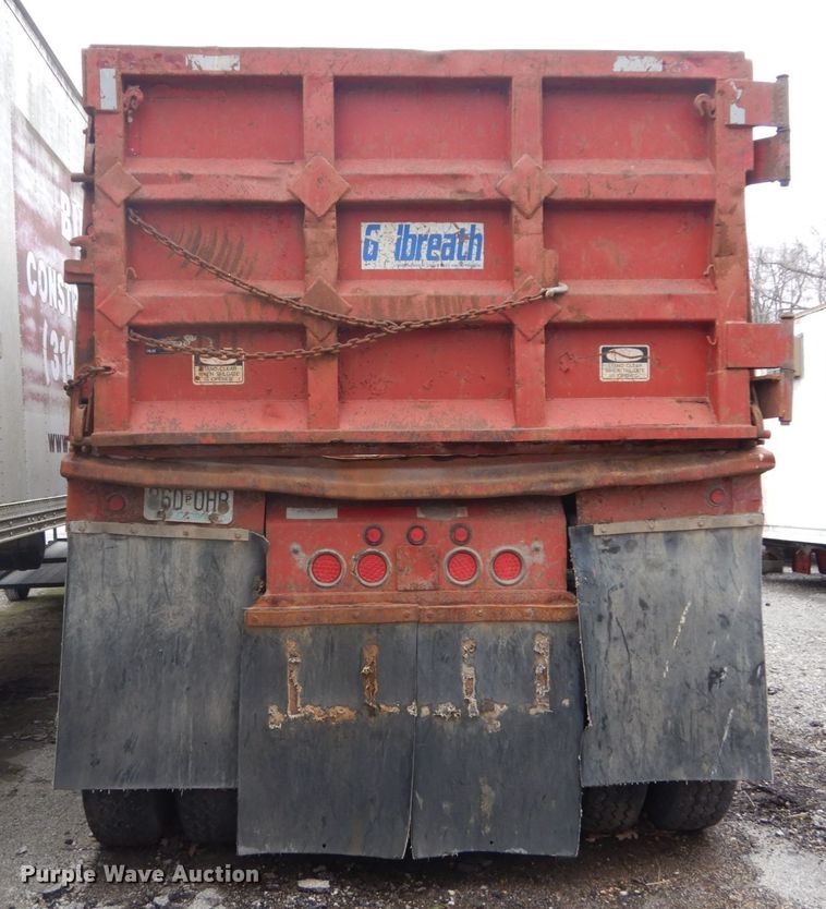 image for item HV9622 1996 Galbreath CFS-26  end dump trailer
