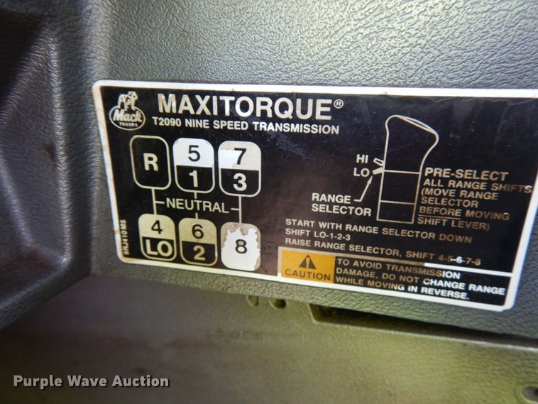 image for item HX9554 1996 Mack CH613  tank truck