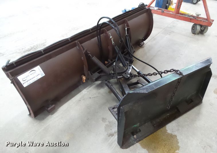 image for item DA7059 7'6"W skid steer snow plow