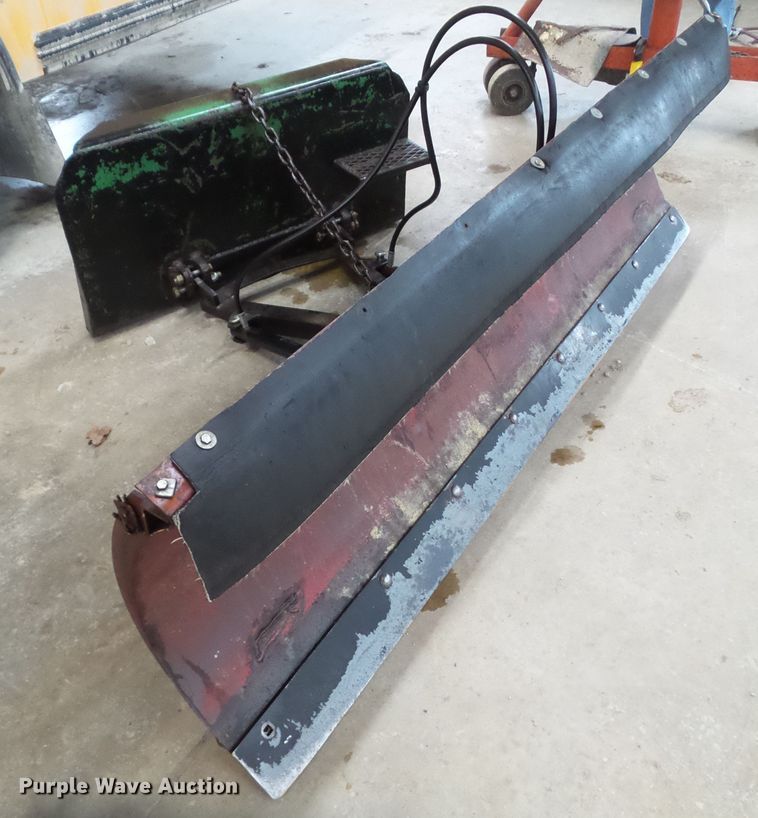image for item DA7059 7'6"W skid steer snow plow