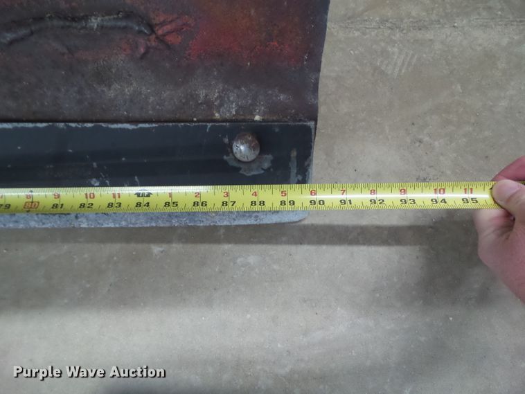 image for item DA7059 7'6"W skid steer snow plow