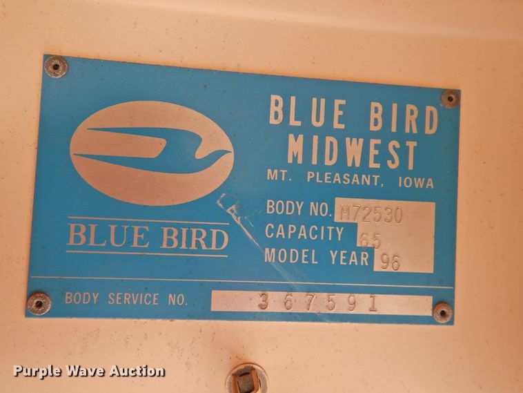 image for item DG1589 1995 International 3800  school bus