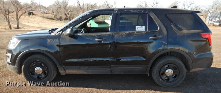 image for item DG1656 2016 Ford Explorer Police  SUV